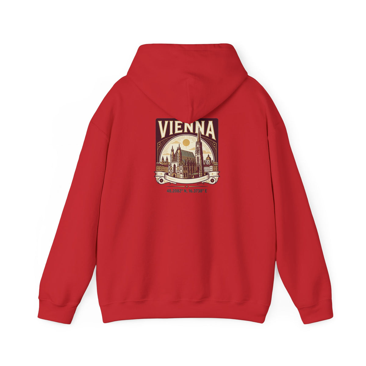 Vienna Vintage Travel Hoodie — Retro Cityscape Sweatshirt