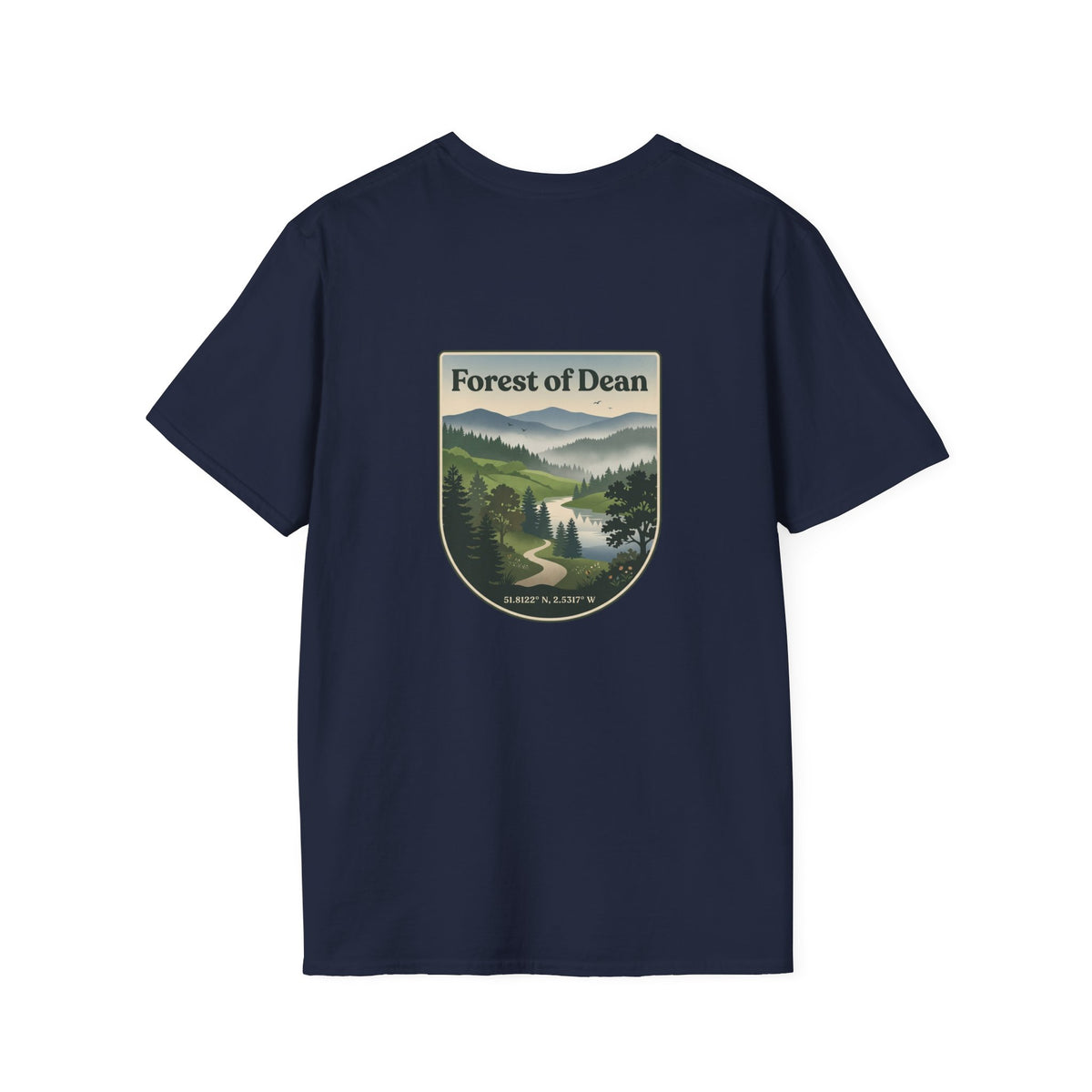 Forest of Dean UK T-shirt with Coordinates